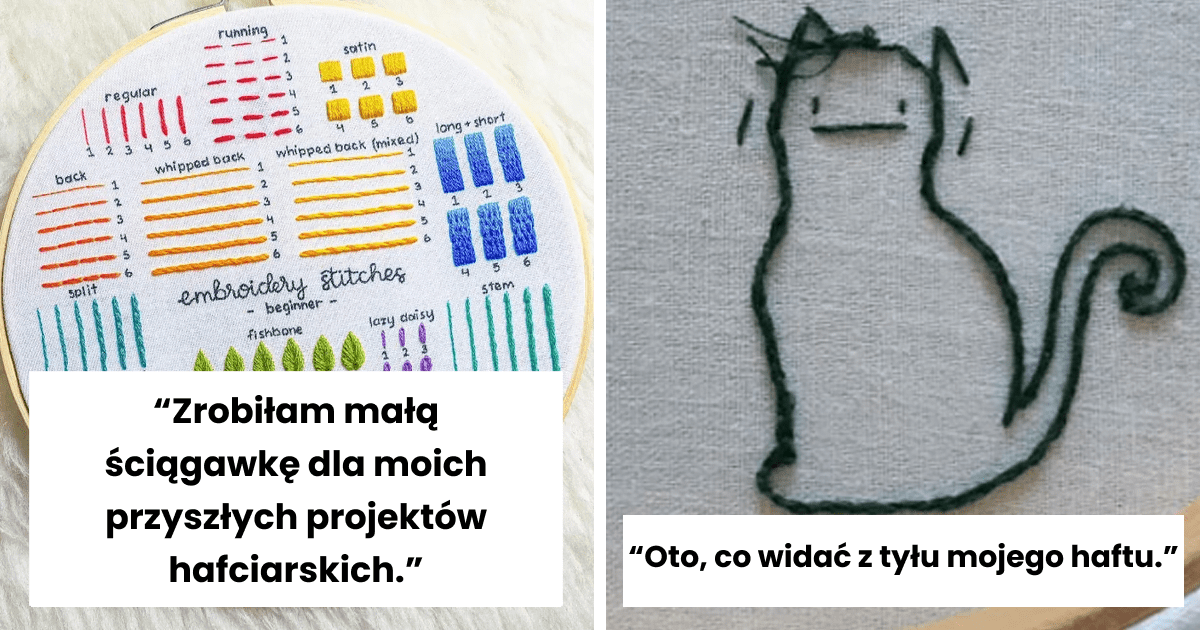 Read more about the article 40 najciekawszych prac, które zamieścili w Internecie miłośnicy sztuki haftowania